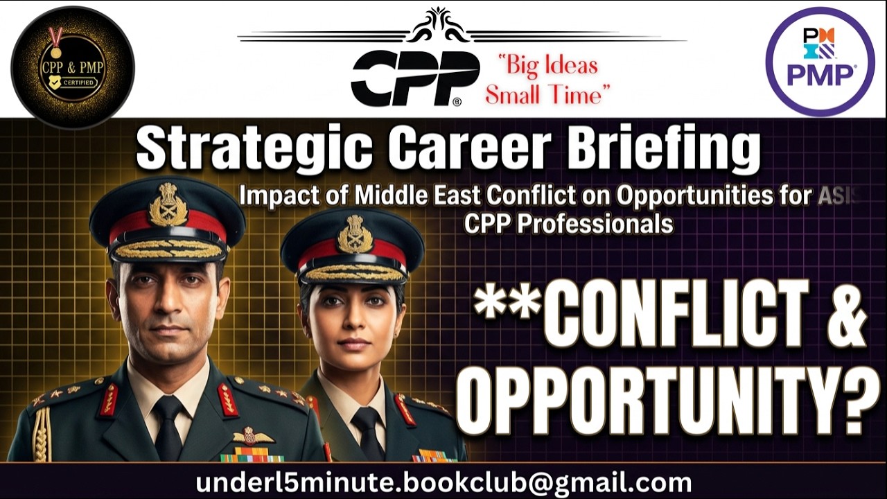 Strategic Briefing: “Middle East Tensions and the Rising Demand for CPP Security Professionals”