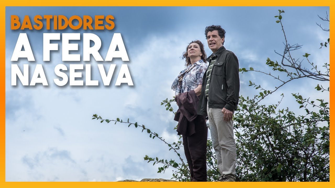 Bastidores de A FERA NA SELVA com PAULO BETTI e ELIANE GIARDINI