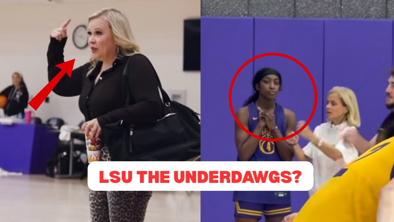 Holly Rowe spills the tea about media votes at LSU women’s basketball practice 