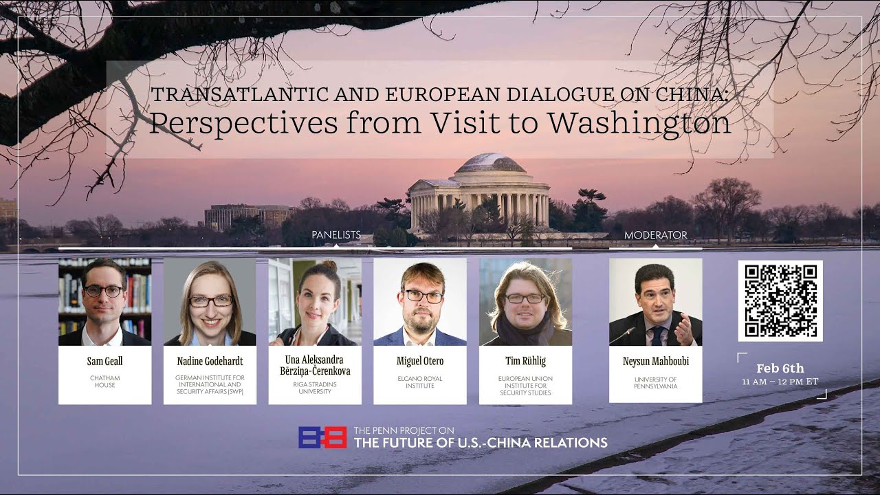 Transatlantic and European Dialogue on China: Perspectives from Visit to Washington