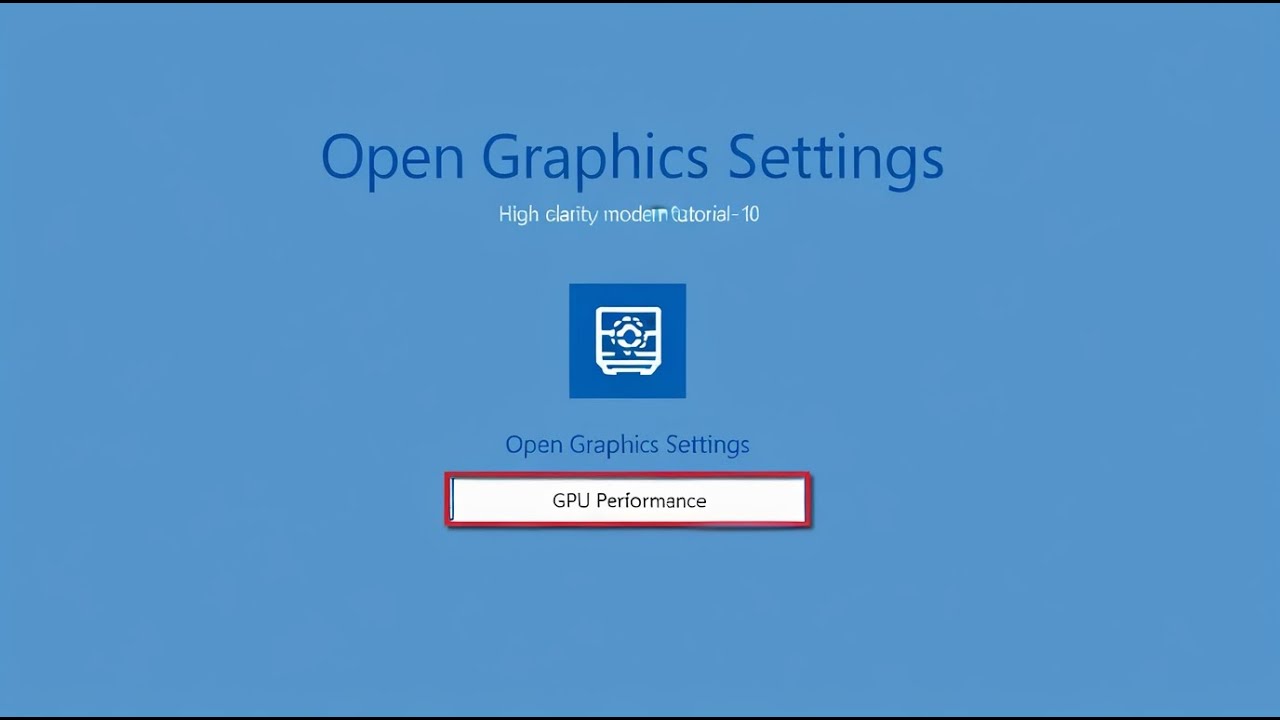 How to Access Graphics Settings in Windows 10 Easily