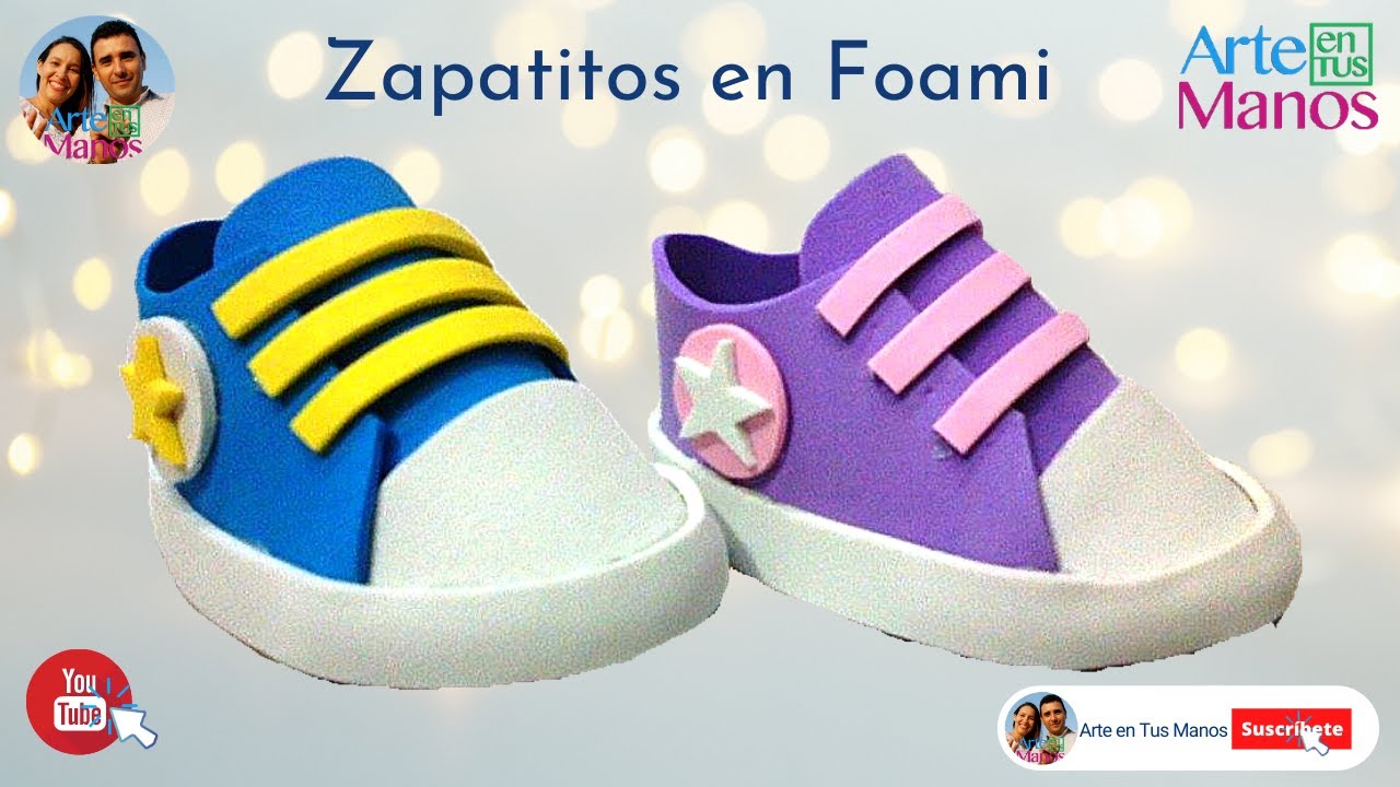 🔴ZAPATOS CONVERSE hechos en Foami o Goma Eva Para Baby Shower - Arte en Tus Manos