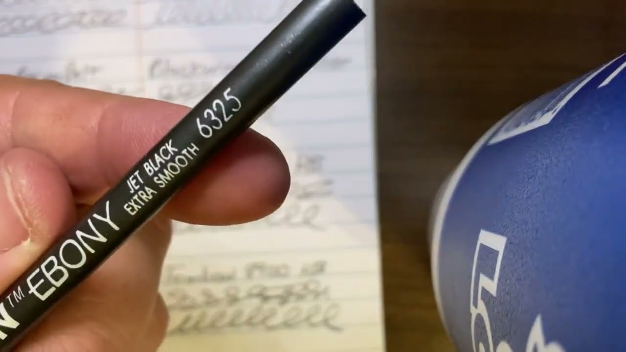 EF ebony design pencil
