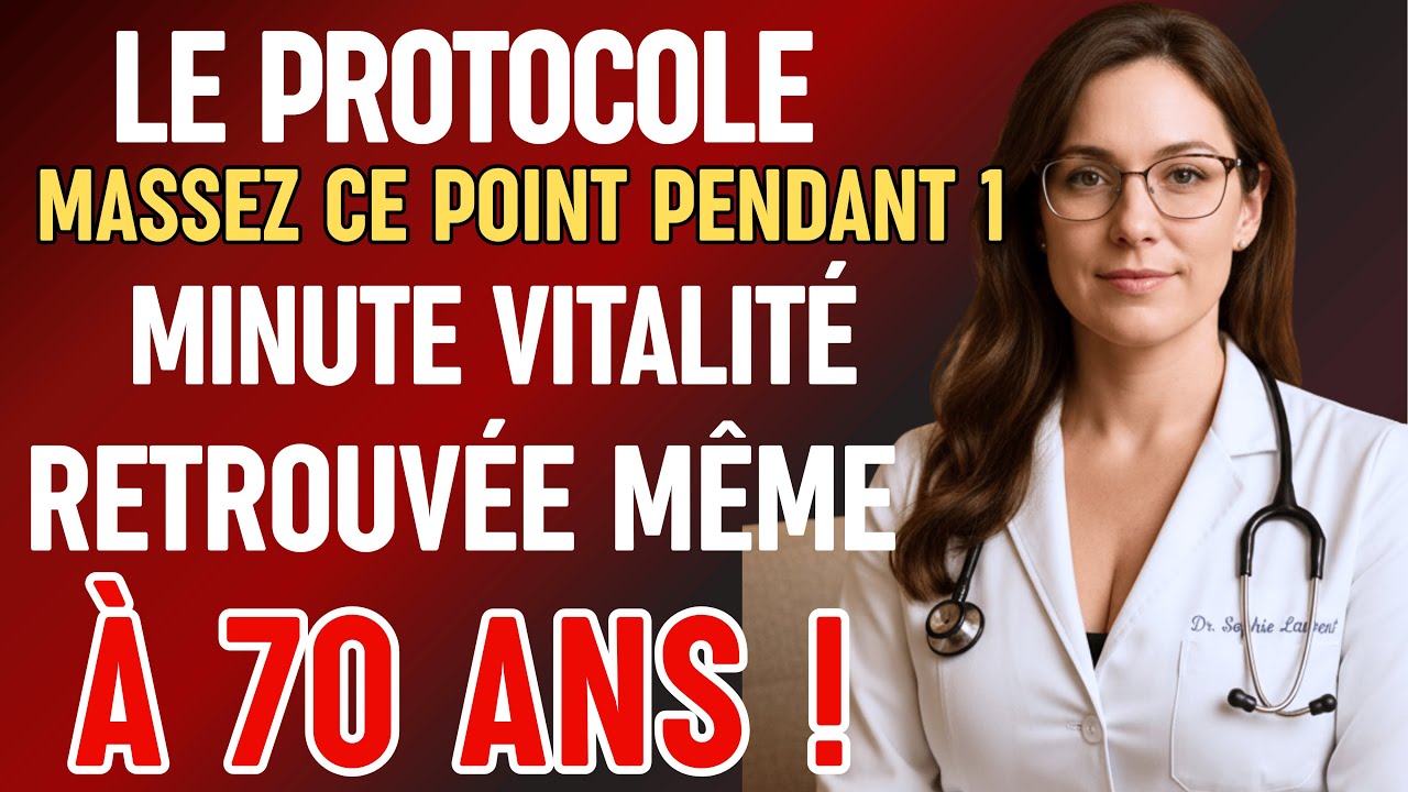 Messieurs 50+ ! Massez CE point 1 minute par jour pour retrouver votre vitalité masculine
