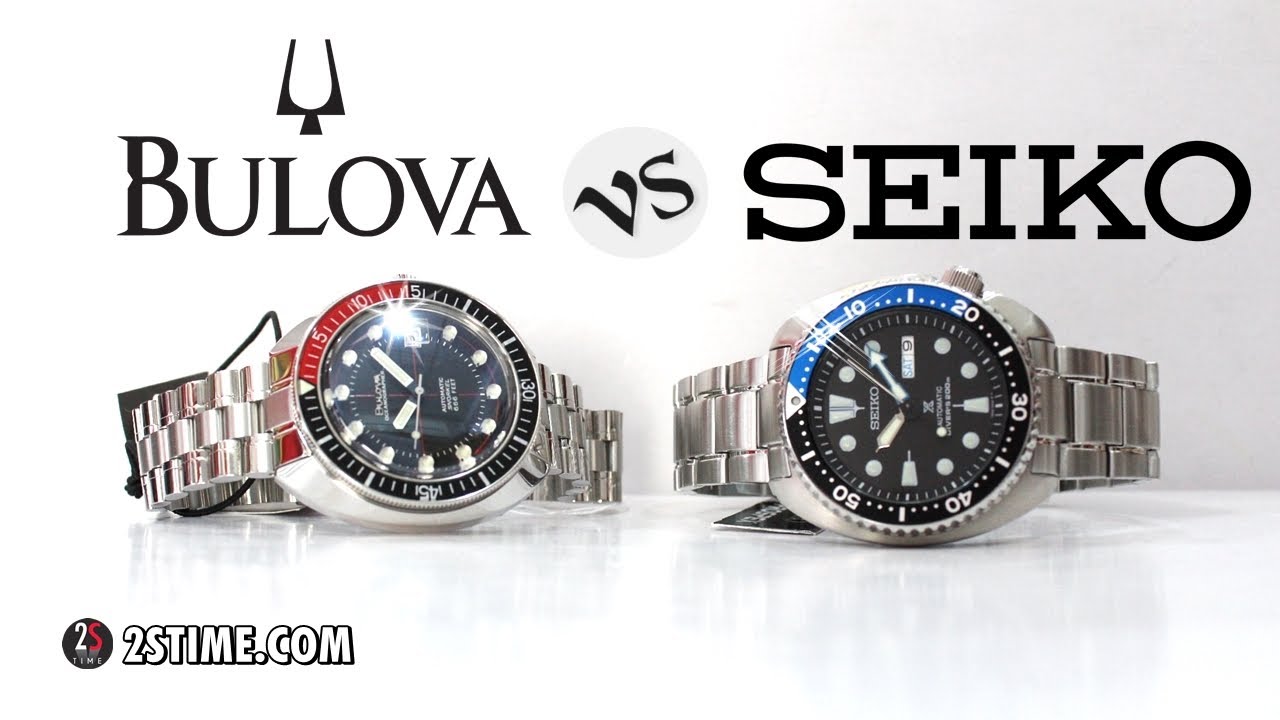 BULOVA Devil Diver 98B320 vs SEIKO Prospex TURTLE SRP787K1