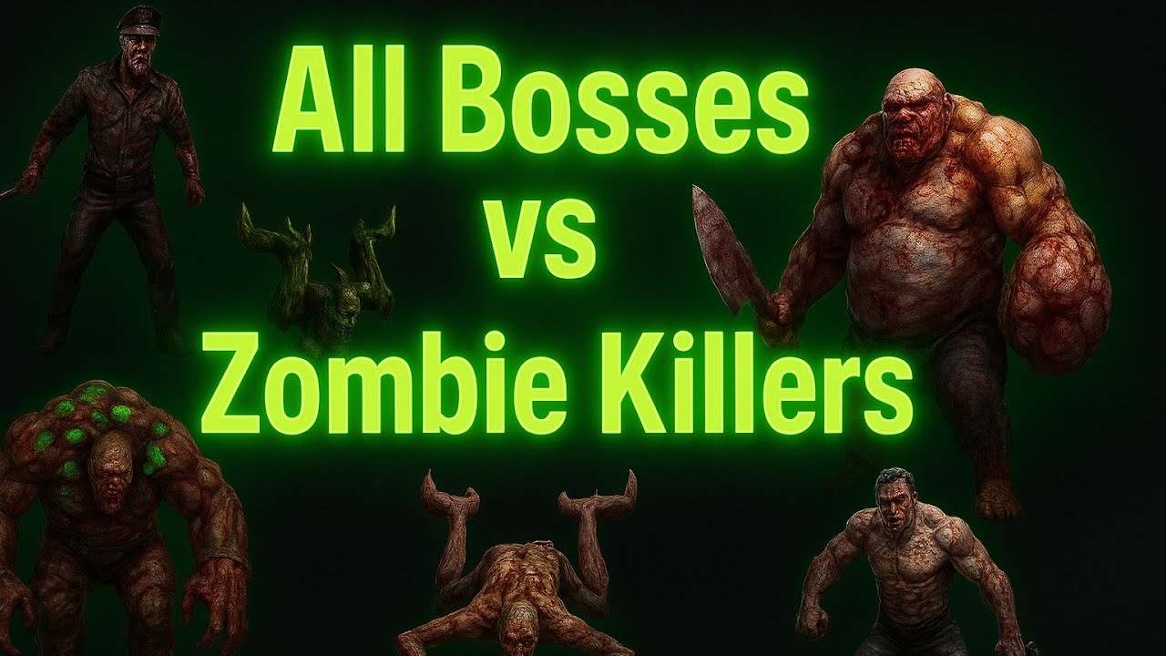 Mad zombies All bosses funny edition