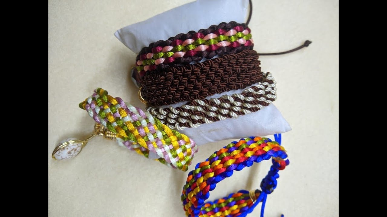 DIY Telar Tejido Cruzado Kumihimo Cuadrado Cómo Tejer Hacer Brazalete Pulsera  Fácil Y Rápido Unisex