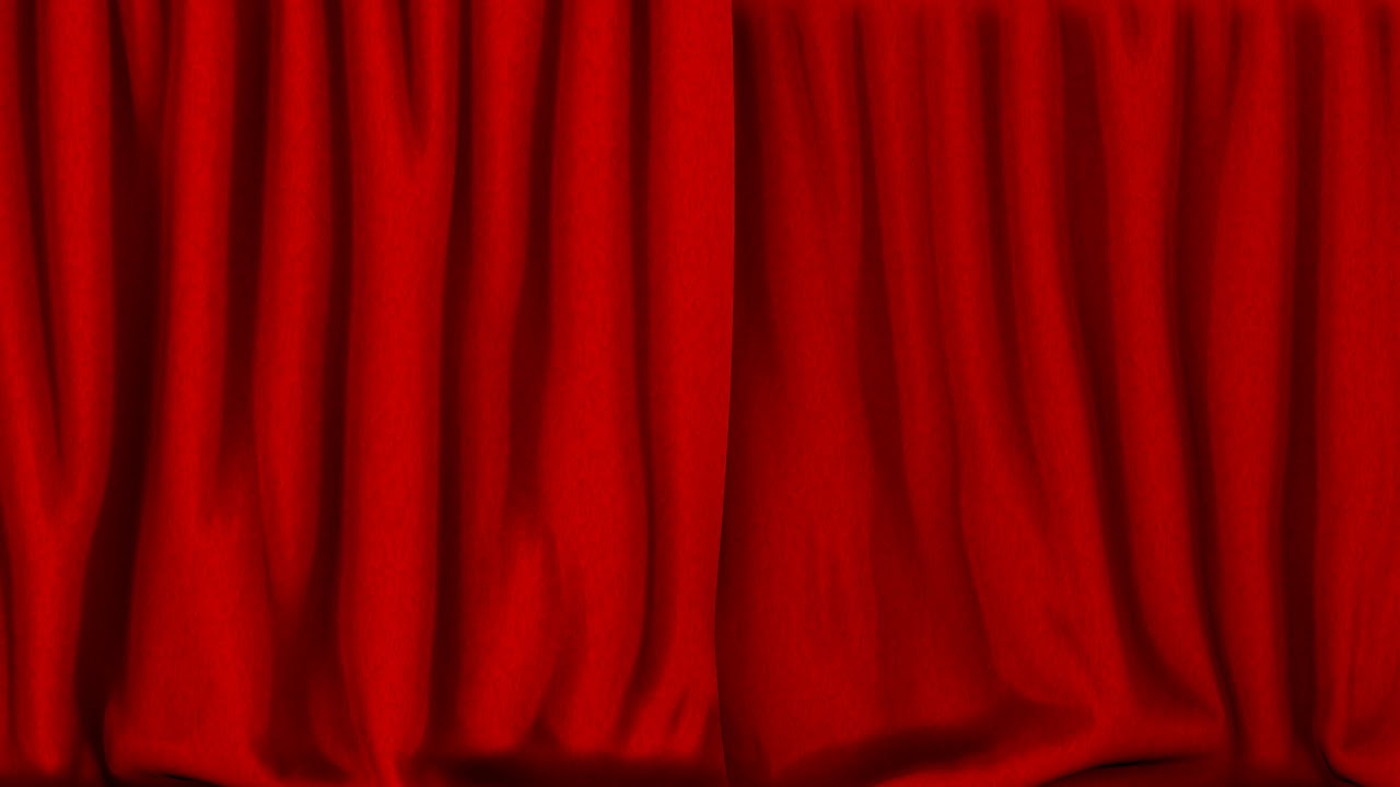 Elegant Red Curtains Close 1