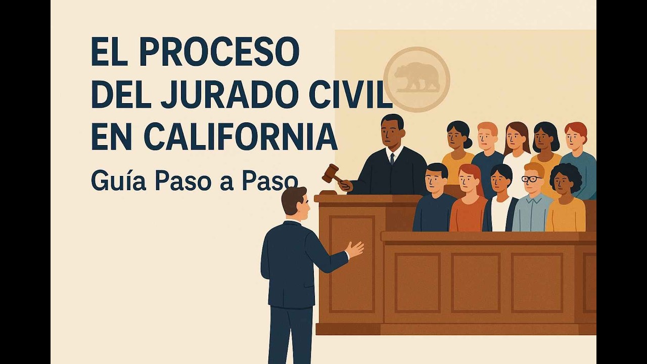 El Proceso del Jurado Civil en California | ABOGADO Explicado Paso a Paso (2025)