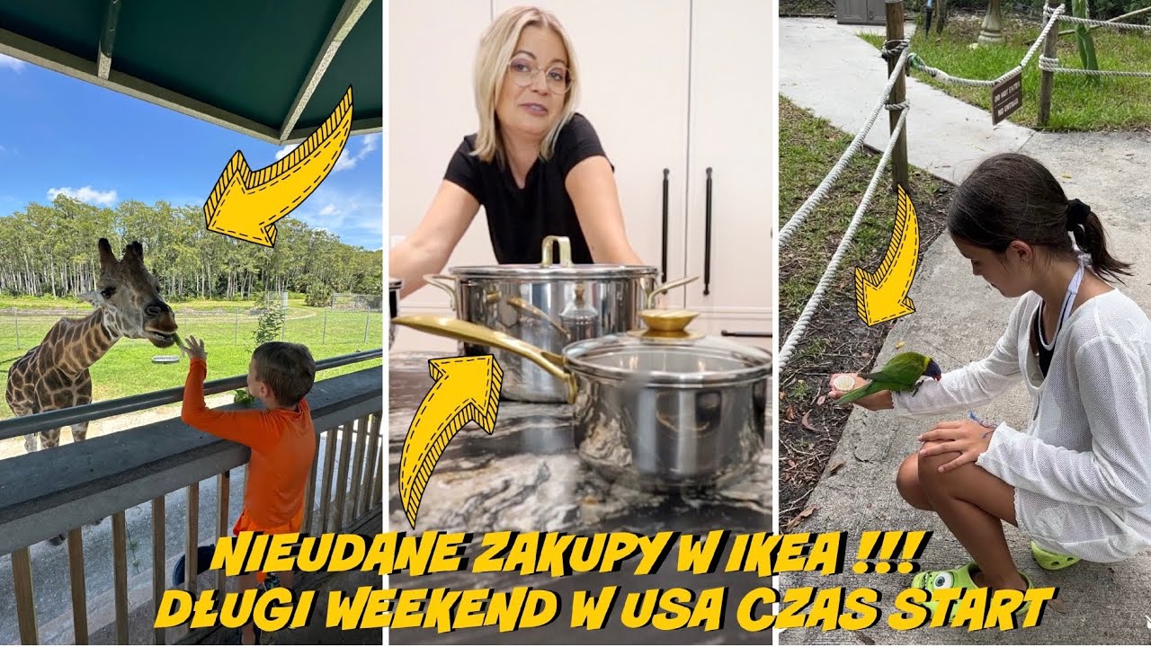 NIEUDANE ZAKUPY W IKEA! DŁUGI WEEKEND W USA CZAS START! KUPIŁAM MEBLE NA TIKTOKU?!
