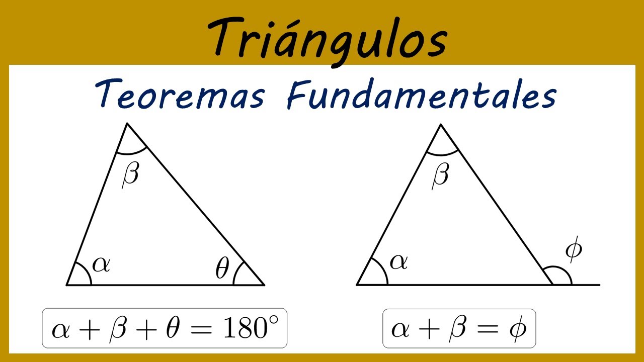 TEOREMAS FUNDAMENTALES DE LOS TRIÁNGULOS || DEMOSTRACIONES || TRIÁNGULOS #2