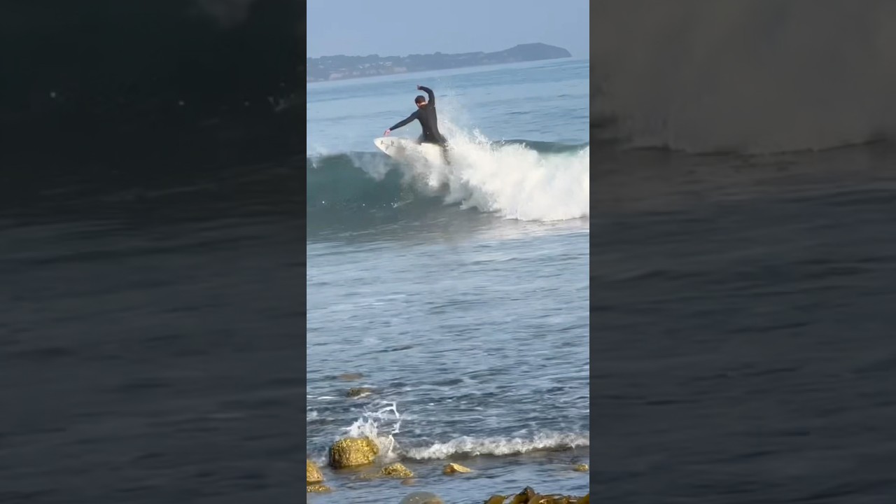 Surfing Glassy Leo Carrillo Point Break!! #californiasurf #surf #surfing #leocarrillo #beautiful