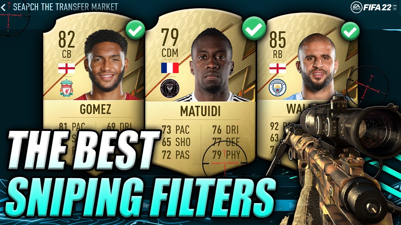THE BEST SNIPING FILTERS IN FIFA 22!!! FIFA 22 SNIPING FILTERS!!! HOW MAKE 50K AN HOUR IN FIFA 22!!!