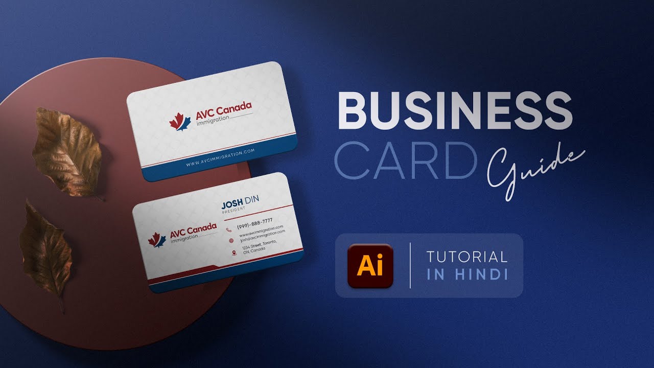 Guide to create a PRINT READY Business Card file | Spot UV |  Tutorial in Hindi | 2021