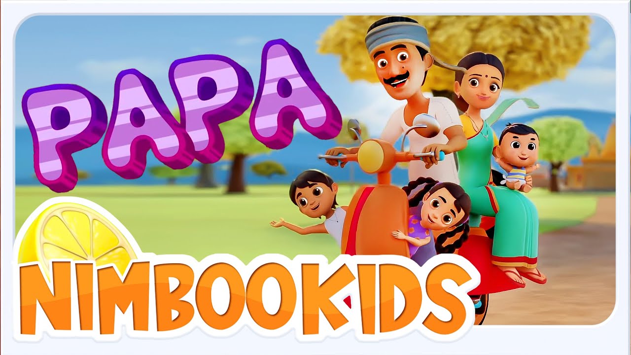 Pyare Papa Mere Papa, प्यारे पापा गीत, Pani Puri Wala Aaya + Best Nimboo Kids Rhymes in Hindi