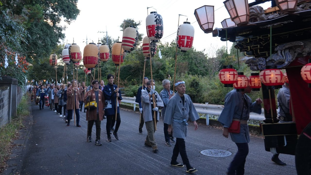 #8 寄居秋祭りに行って来たよ2025【山車渡御】