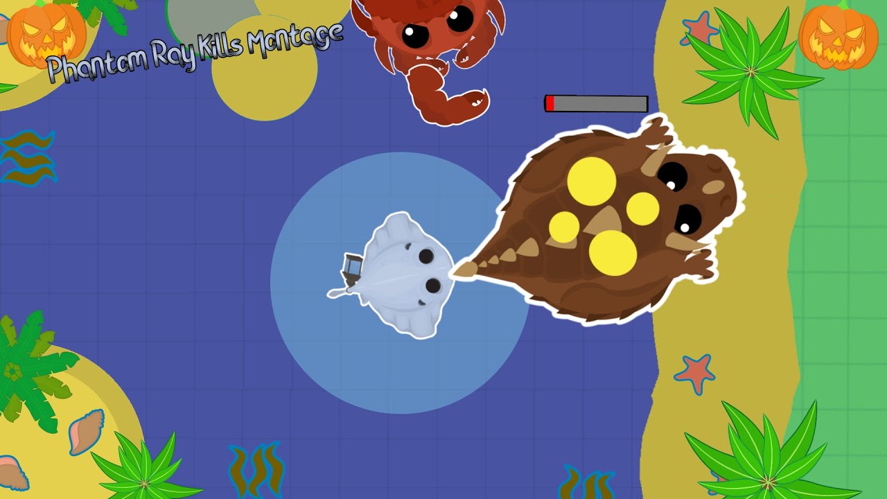 Mope.io | Phantom Ray kills Montage | Special Halloween video