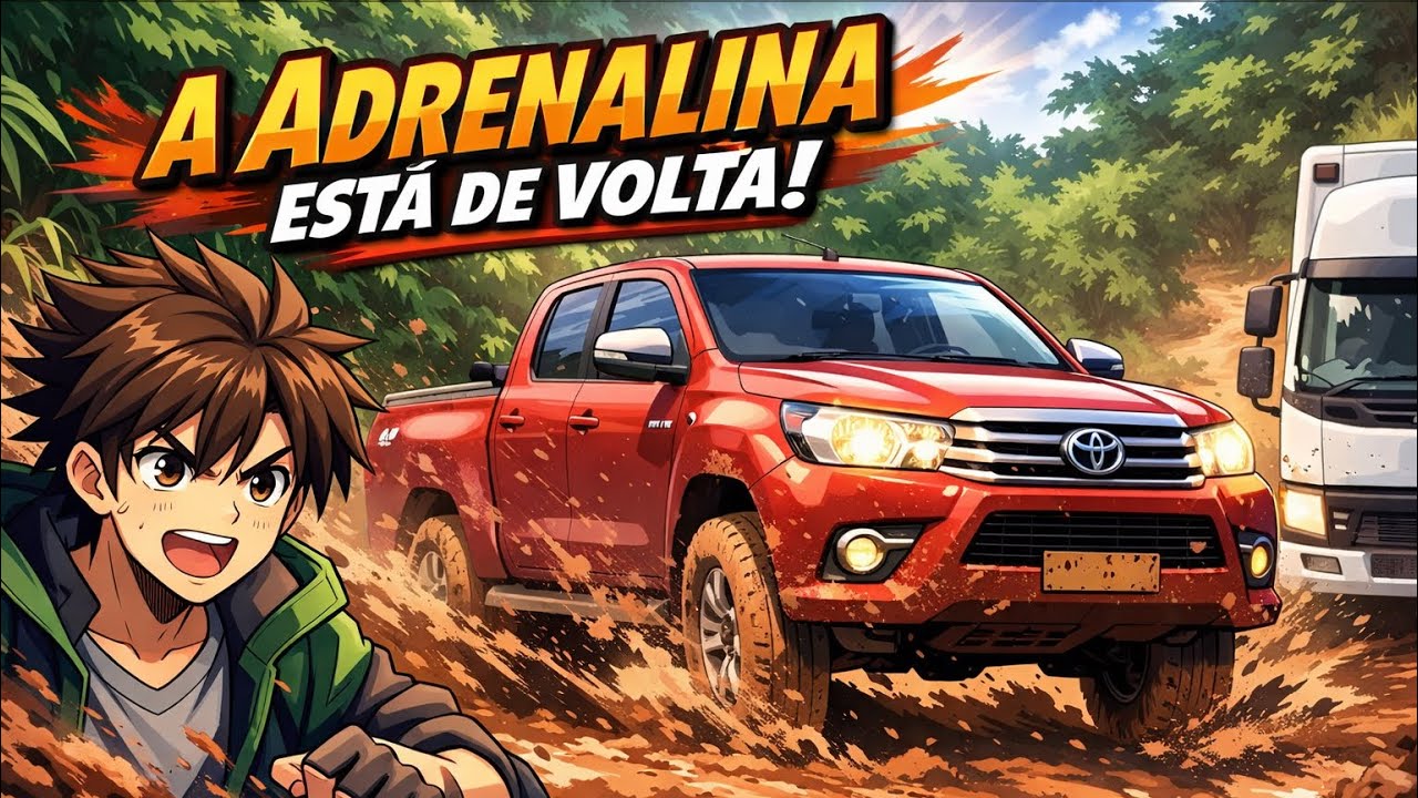 Será que a Hilux passa no atoleiro? 