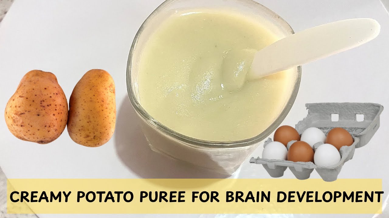 CREAMY POTATO PUREE FOR BRAIN  DEVELOPMENT 6+Months