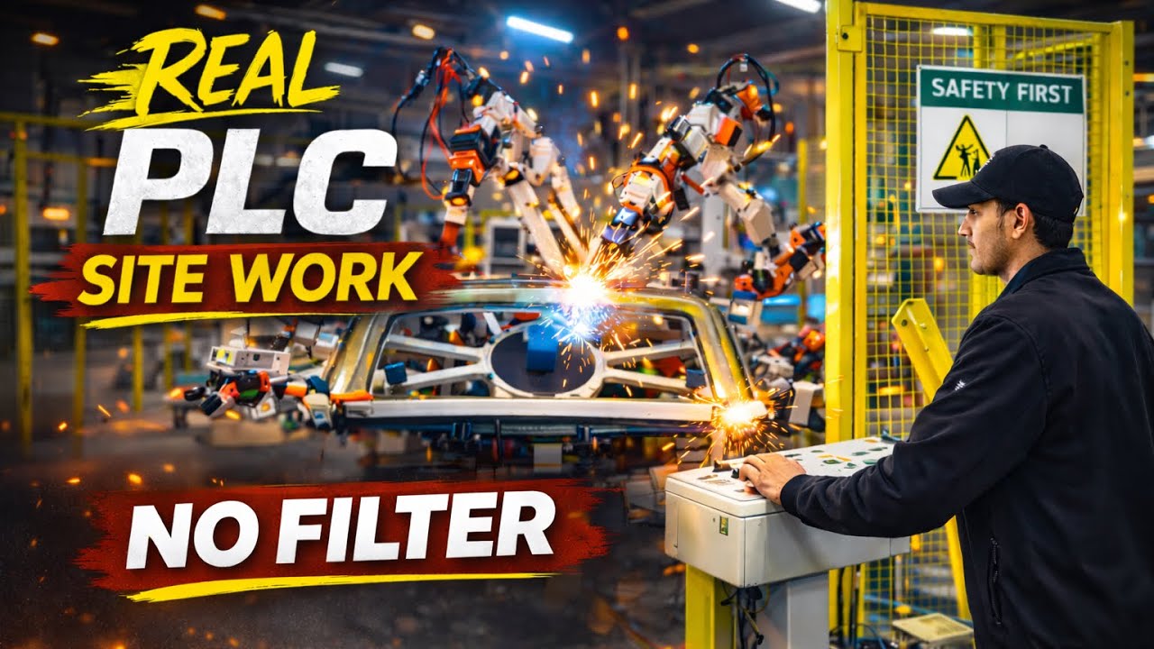 PLC Site Work Is Not Easy 😨|| #plc #plcprogramming #industrialautomation #automation 