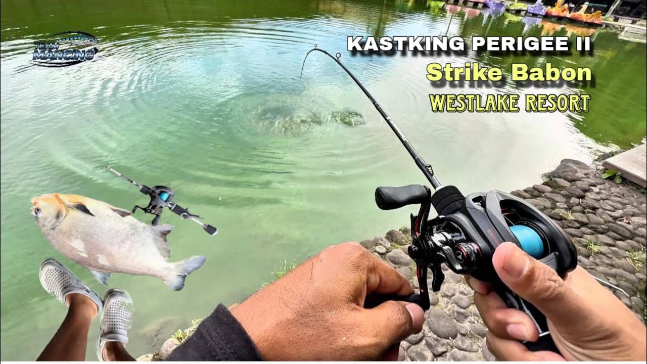 TEST JORAN ULTRALIGHT KASTKING PERIGEE II VS BAWAL MONSTER ❗️MANCING DI WESTLAKE RESORT YOGYAKARTA 