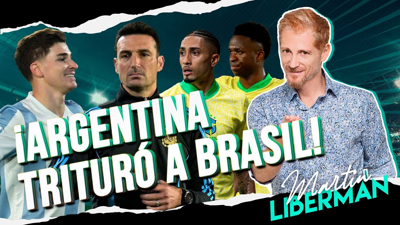 ⚽️ #Eliminatorias2026 :.La Scaloneta 🇦🇷 sin Messi pasa por encima al peor Brasil 🇧🇷 de la historia