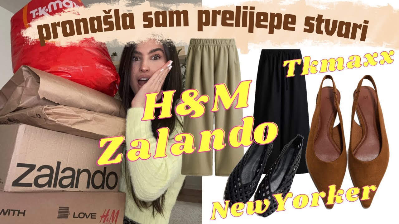 Veliki proljetni HAUL / H&M, Zalando, TkMaxx, NY