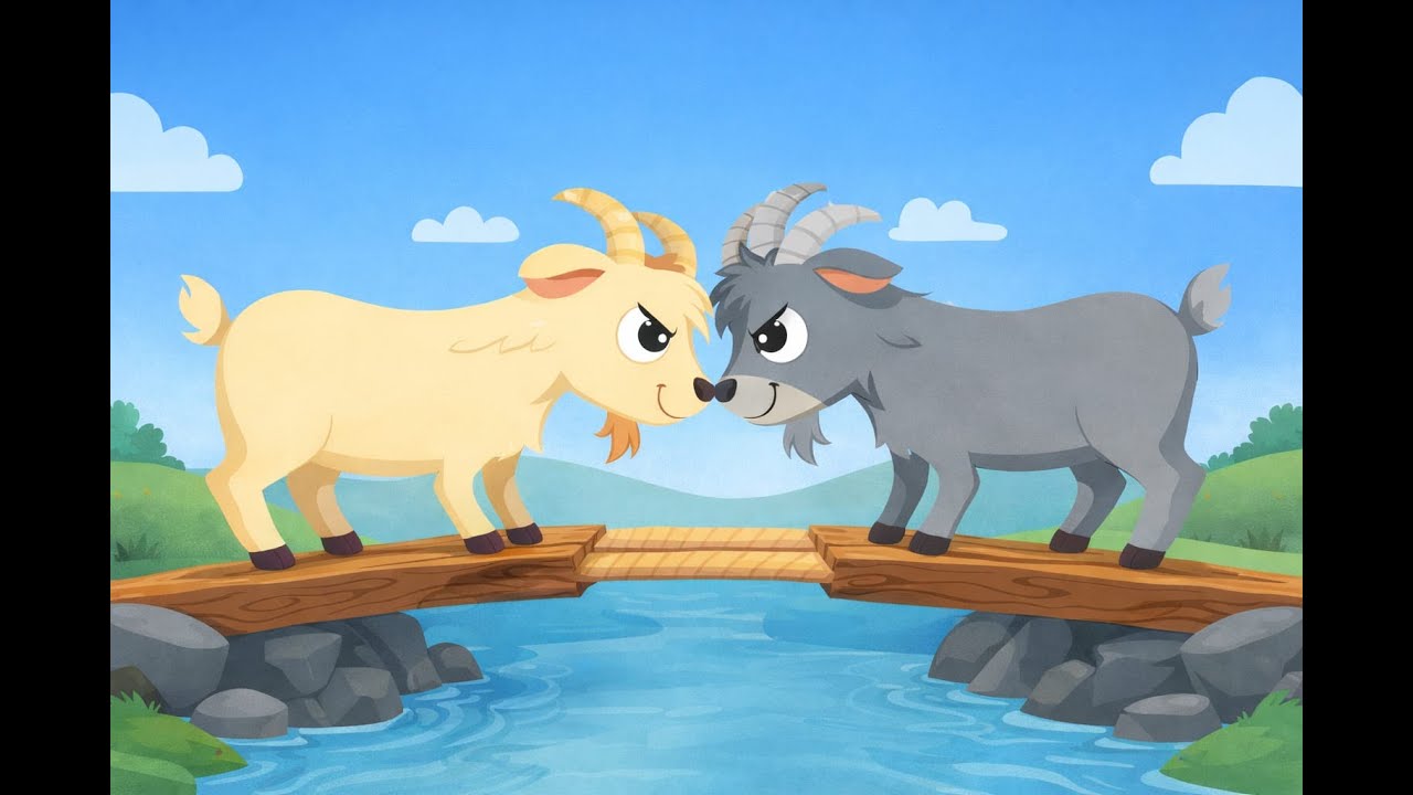 İki İnatçı Keçi 🐐 | Eğitici Çocuk Şarkısı | Animasyon