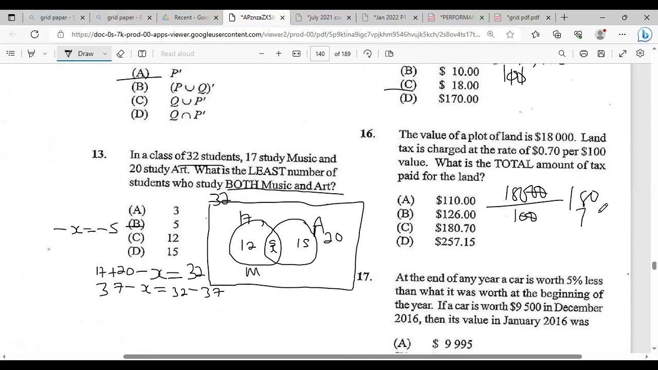CXC MATHS FOR 2023 EXAM