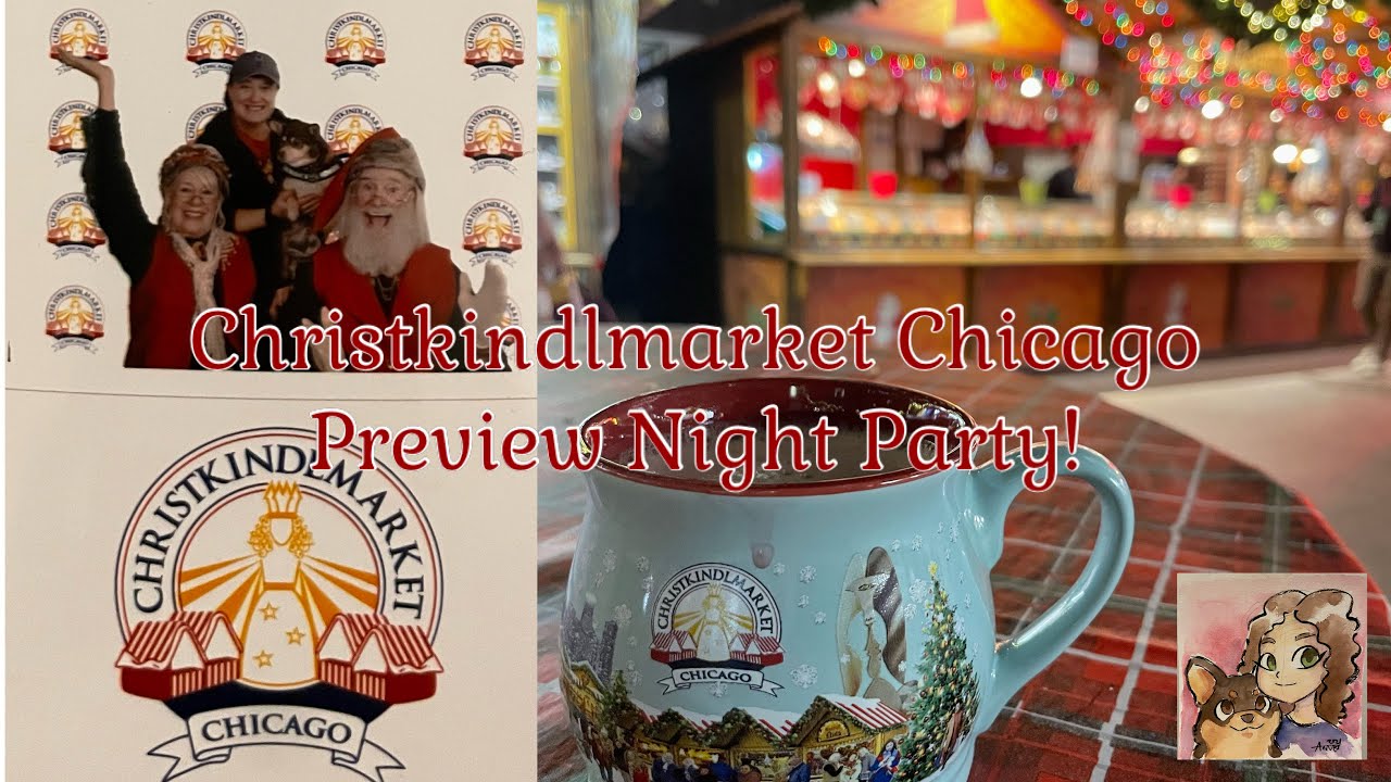 Christkindlmarket Chicago 2023 | Лучший рождественский рынок в США | Потрясающая немецкая еда, на...