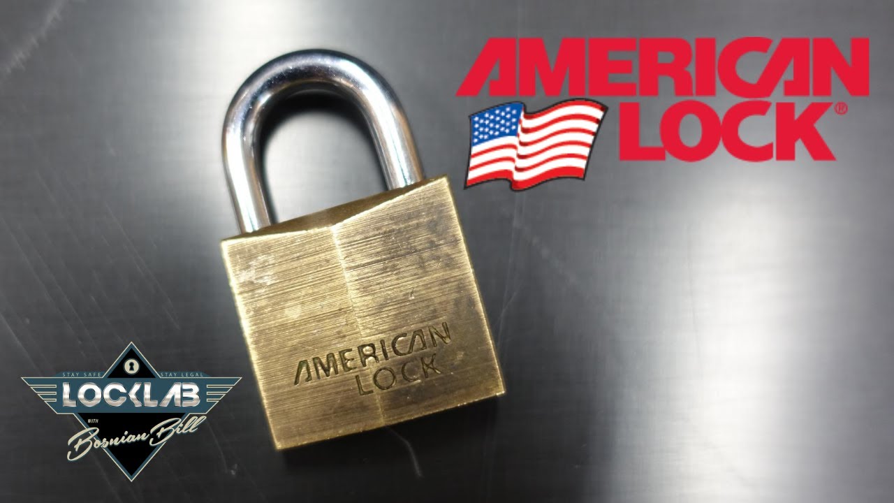 (1747) Tiny American Brand Padlock