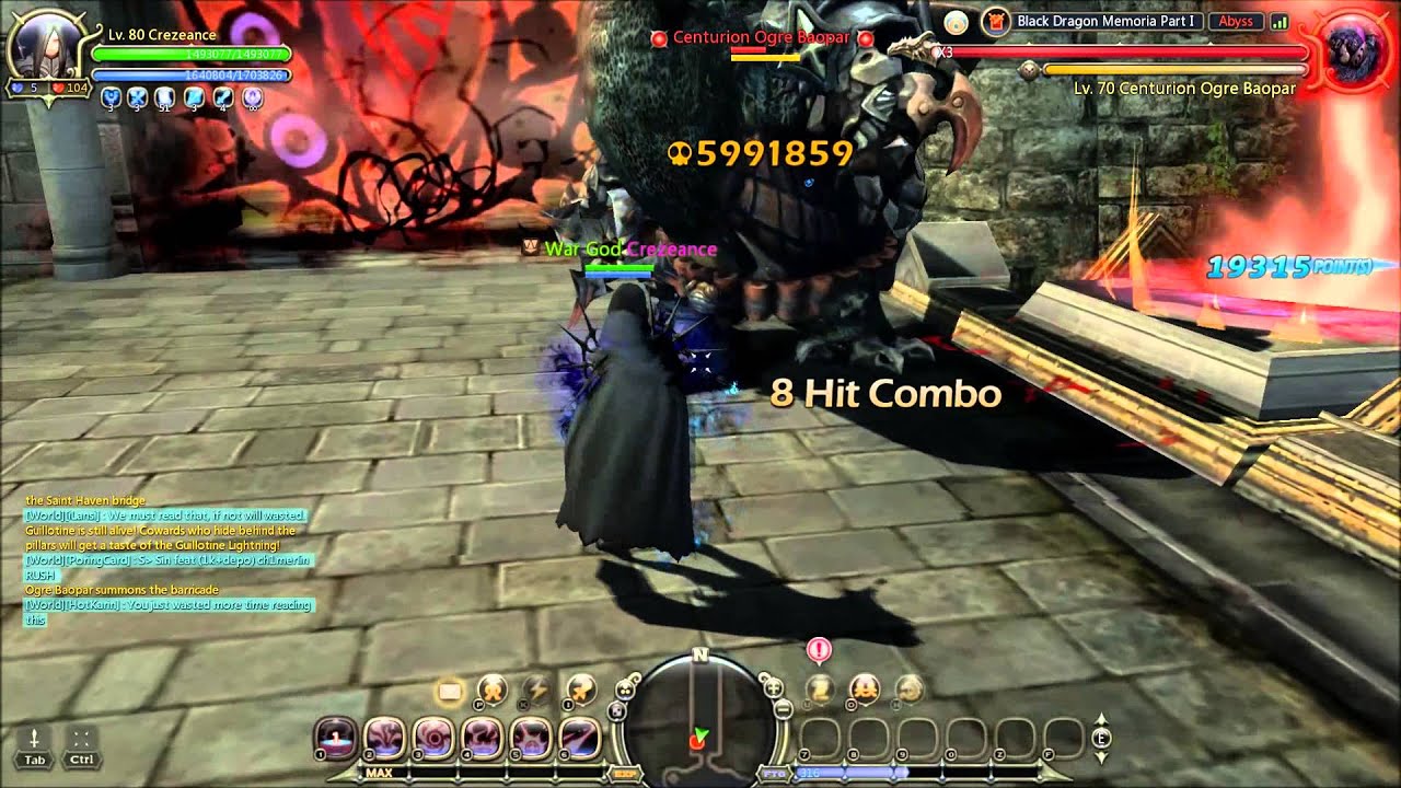 Dragon Nest SEA Level80 Dark MoonLord Velskud Transformation BDNMM1 Ogre