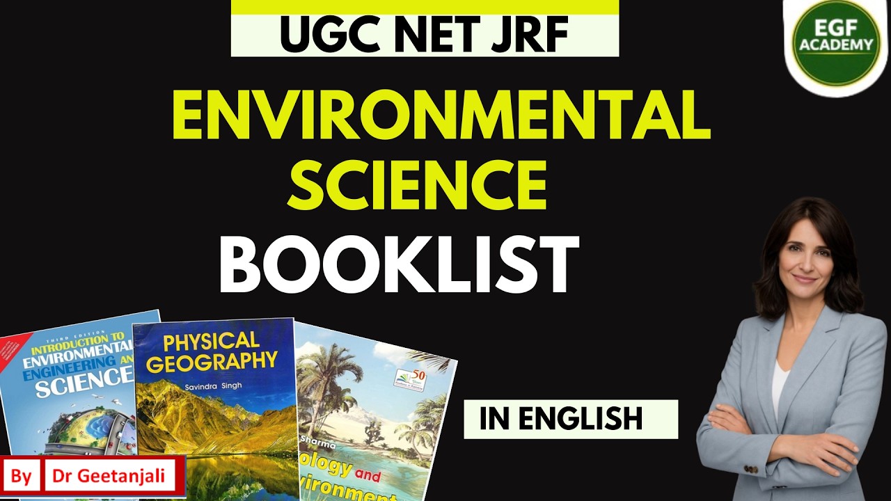 UGC NET Environmental Science Books in English l UGC NET Environmental Science Booklist l NTA NET