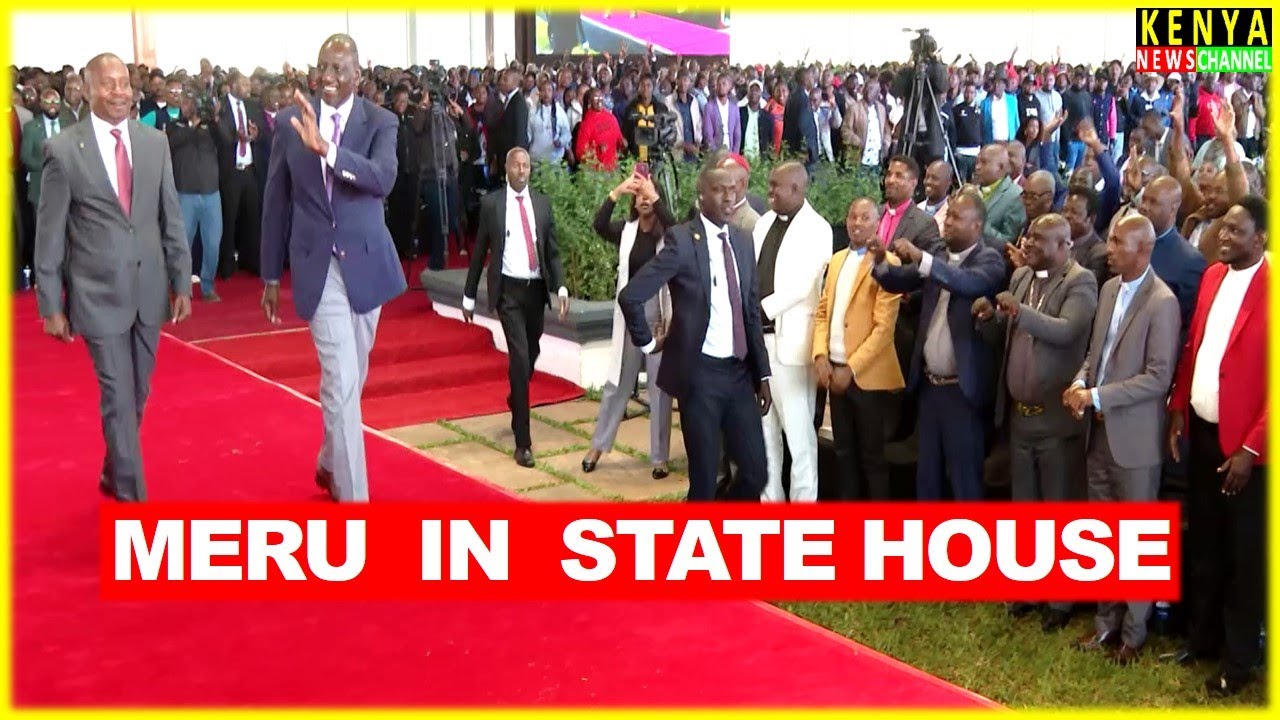 See what happened in State House today as THOUSANDS of Meru residents visited Ruto