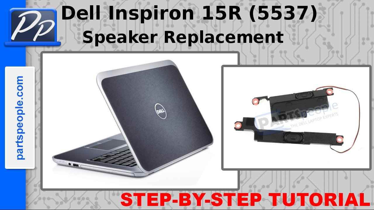 Dell Inspiron 15R (5537) Speaker Video Tutorial Teardown