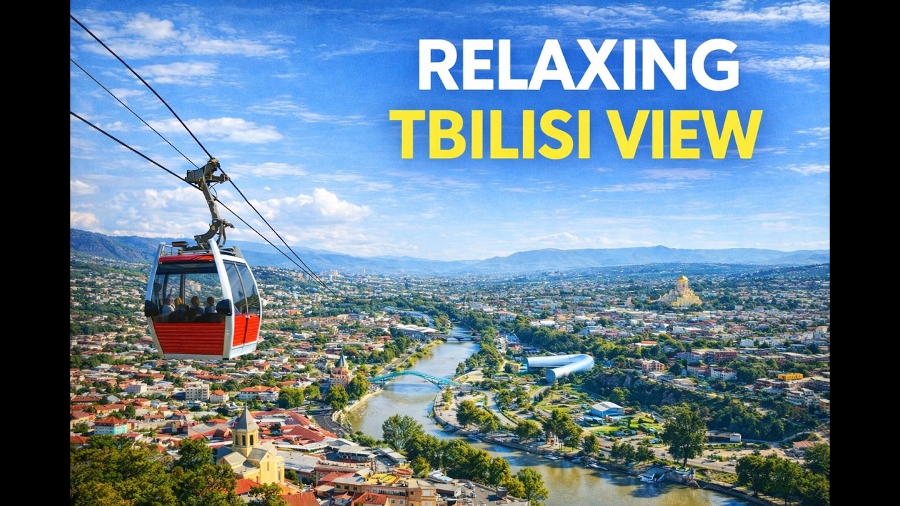 4K Live Tbilisi Funicular Ride 🇬🇪 | Relaxing City View | Travel Stream