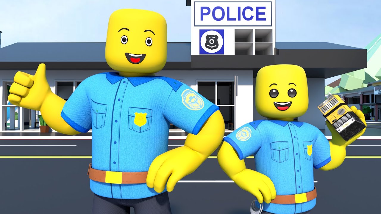 ROBLOX Brookhaven 🏡RP: Волосы бекона становятся полицейскими | Roblox Poke