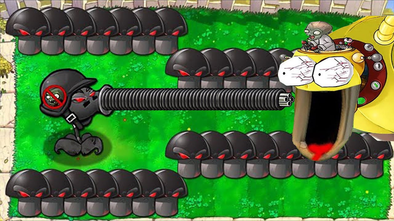 1 Doom Gatling Pea vs 999 Team Doom Shroom Attack 2 Doom Dr.Zomboss - Plants vs Zombies Hack