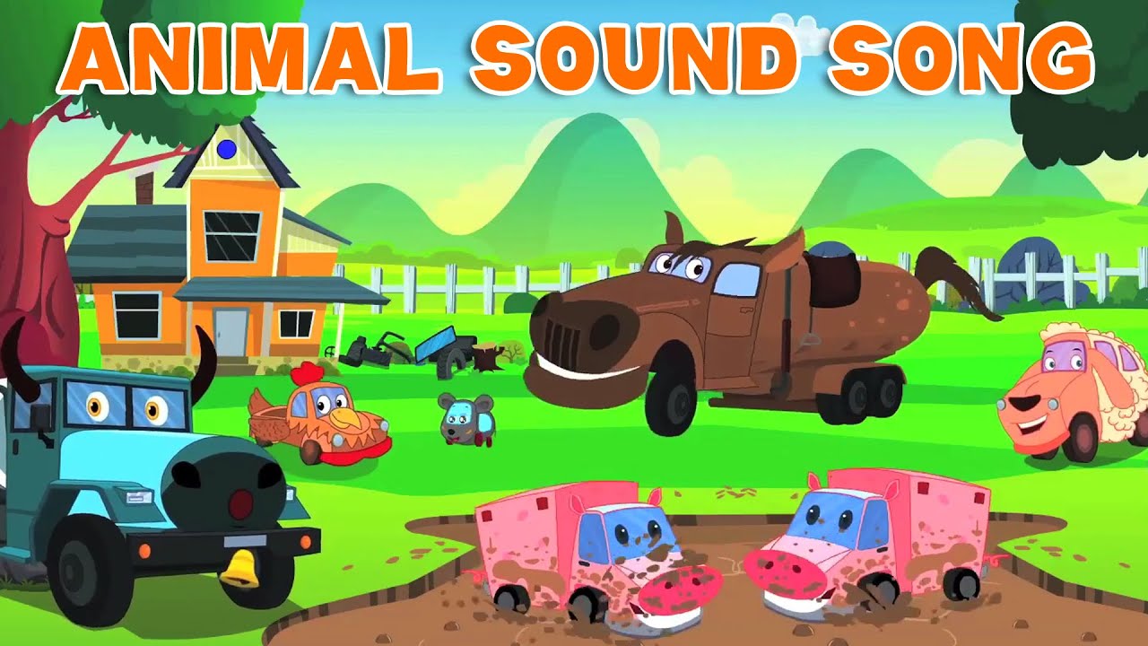 Animal Sound Song | Children's Songs | Car Video