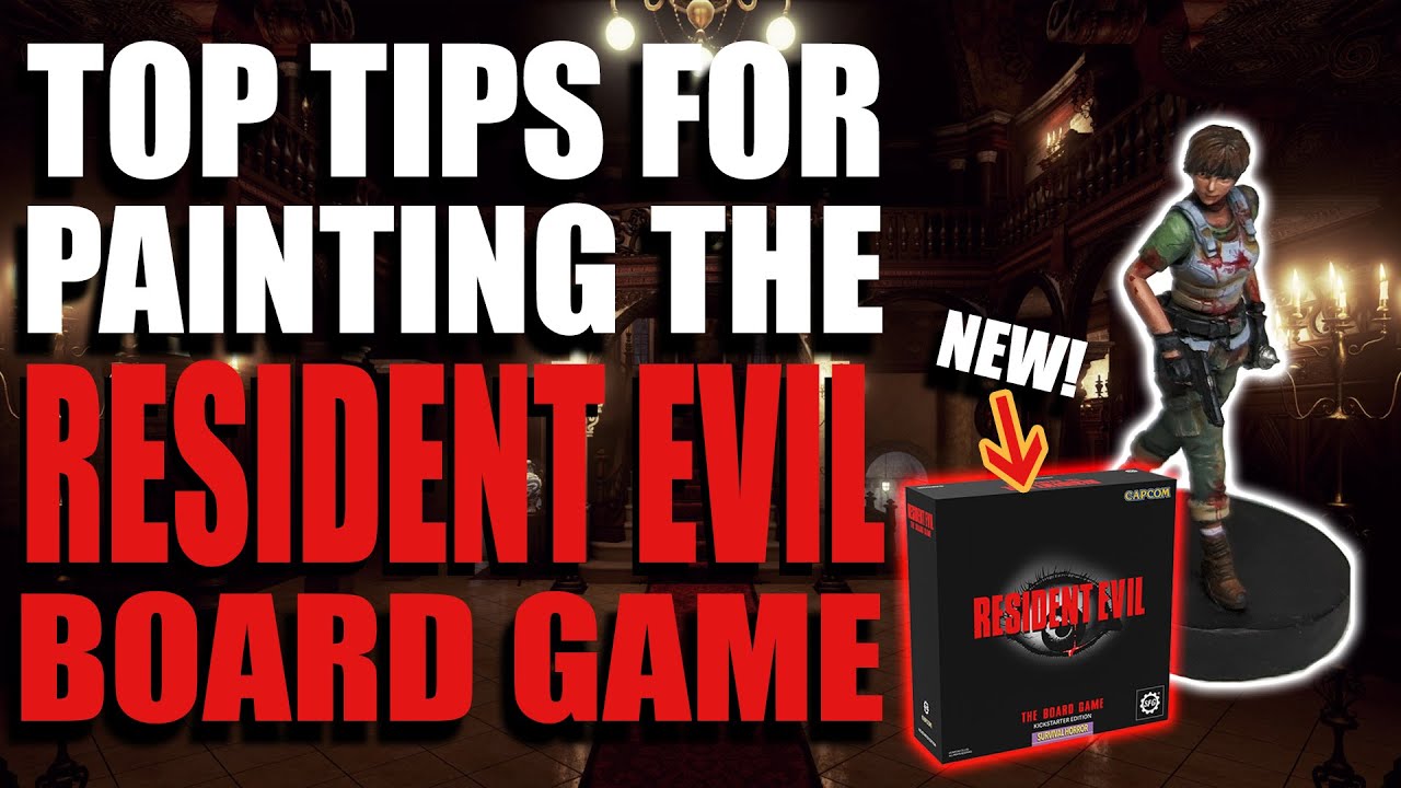 Resident Evil Board Game - Horror Painting Tips! FIRST LOOK!