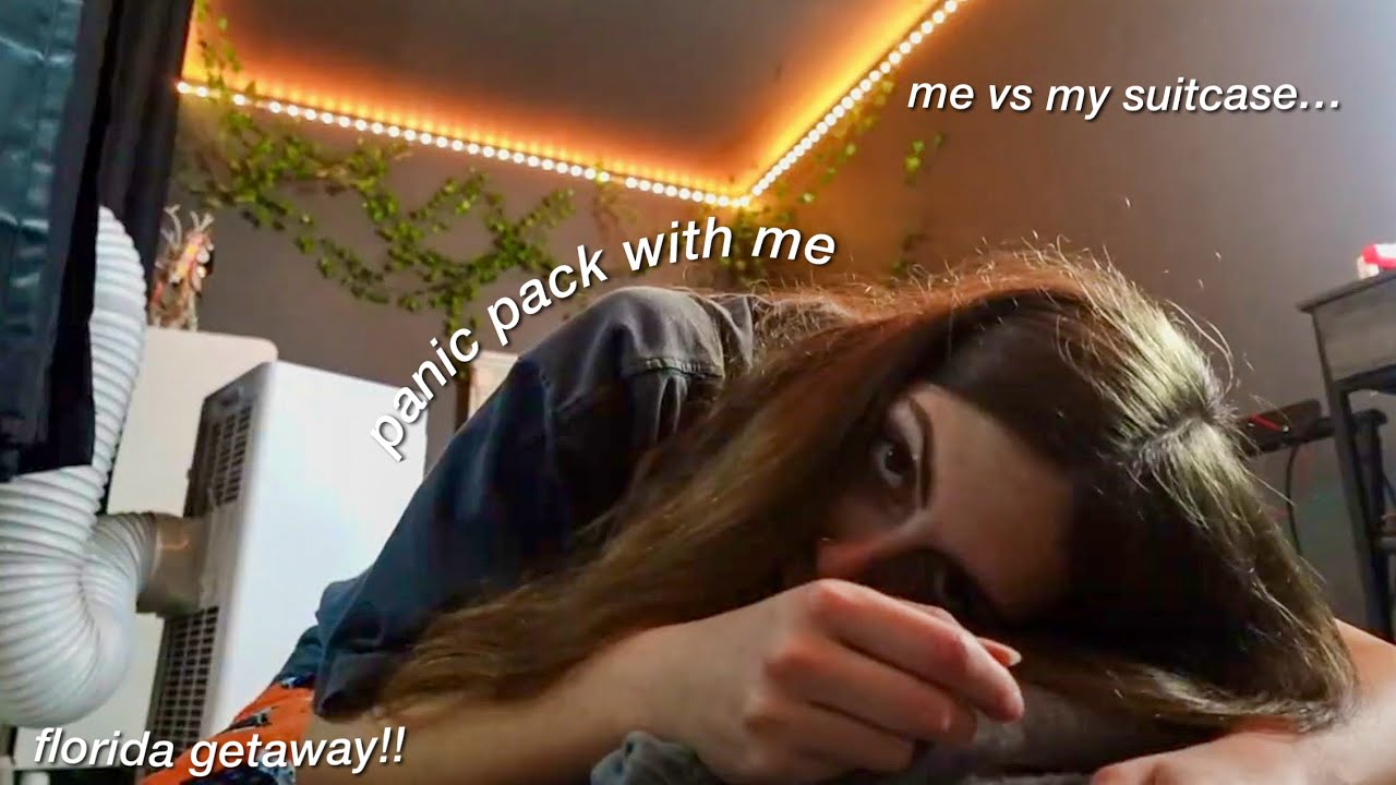 packing for vacation while slowly losing my mind... again
