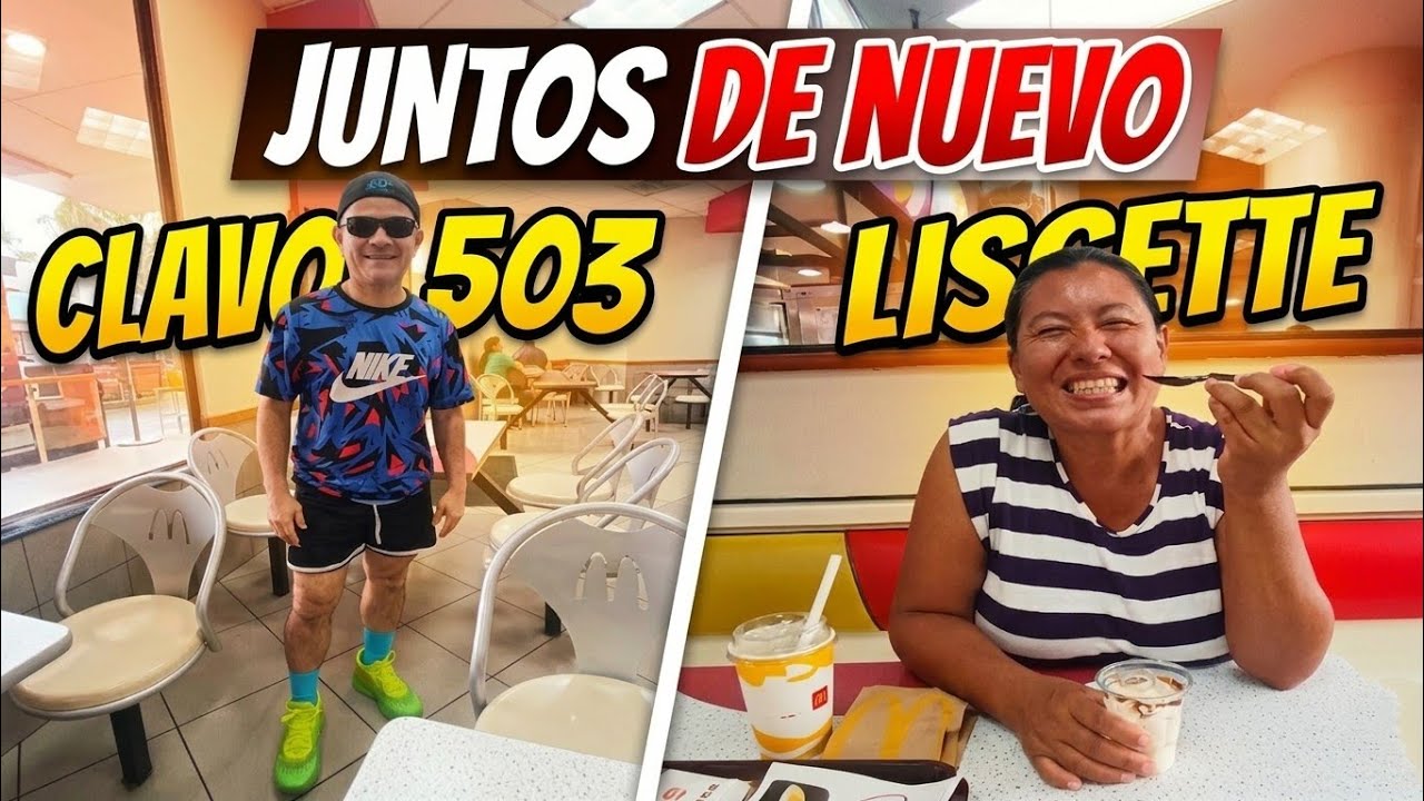 Con Lissette después de mucho tiempo