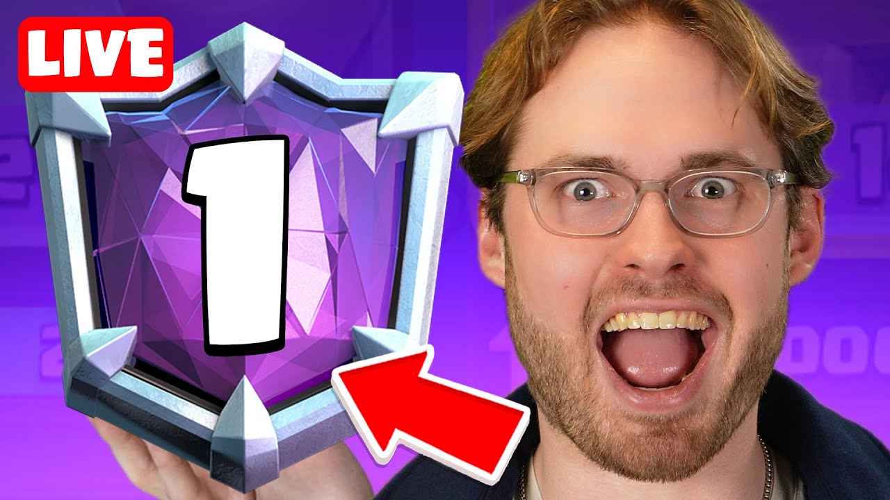 DAY 1 OF PUSHING TO TOP 1 IN CLASH ROYALE!