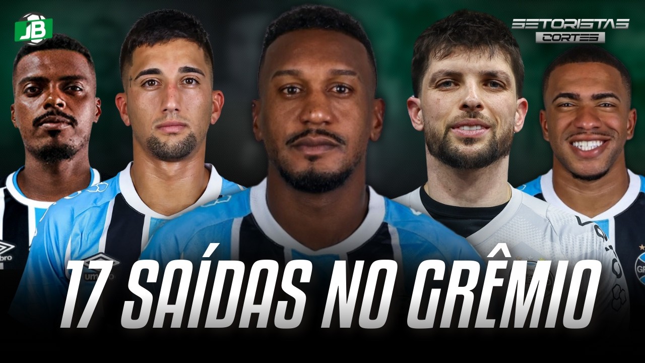 🟦 OS 17 JOGADORES QUE DEIXARAM O GRÊMIO NESSA JANELA