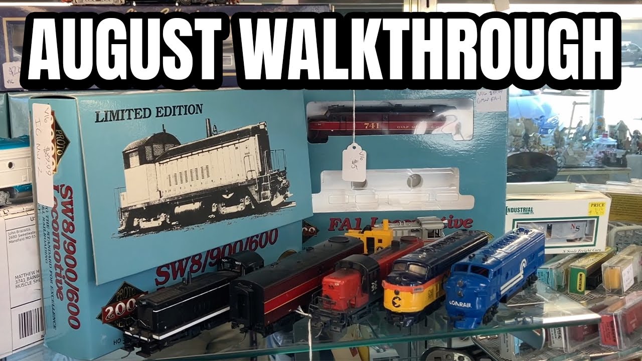 Cadence's Railyard Model Train Store Walkthrough - August 2023