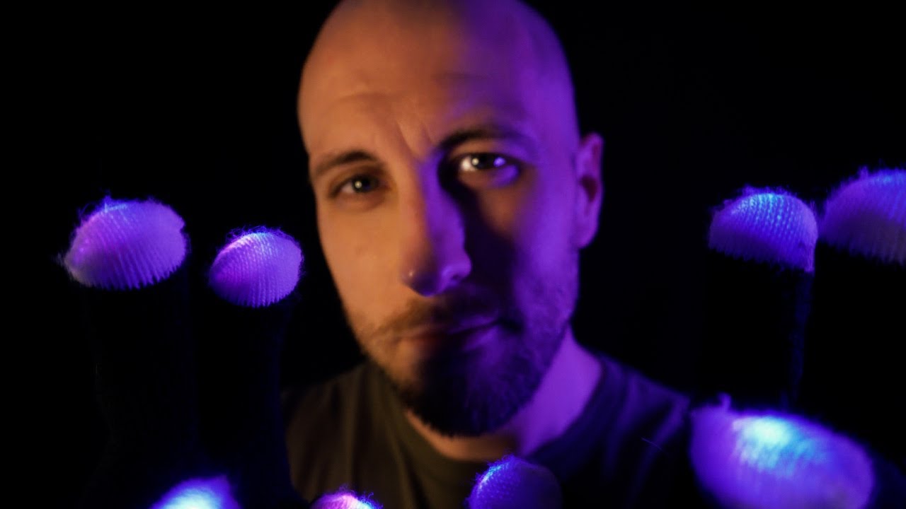 ASMR: Chaotic Light Therapy, Face Touching, Circle Circle Dot Dot