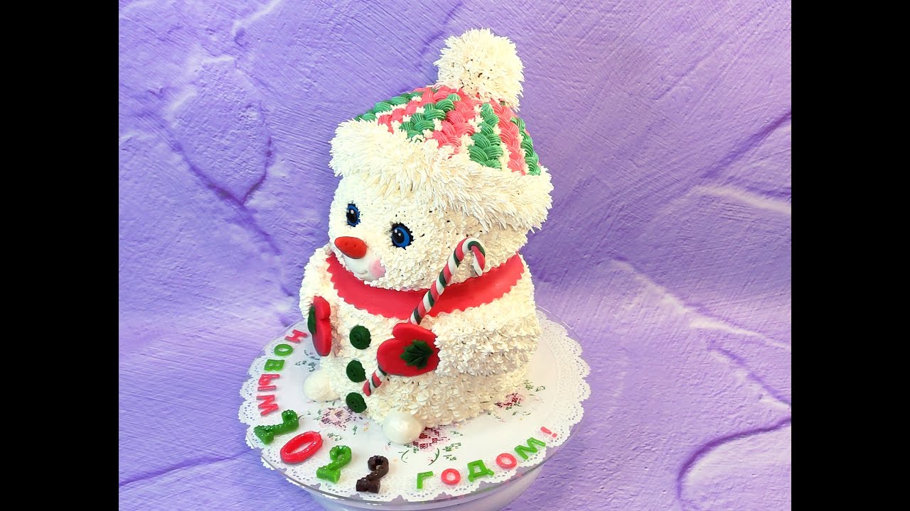 🎄Новогодний 3 - Д торт 