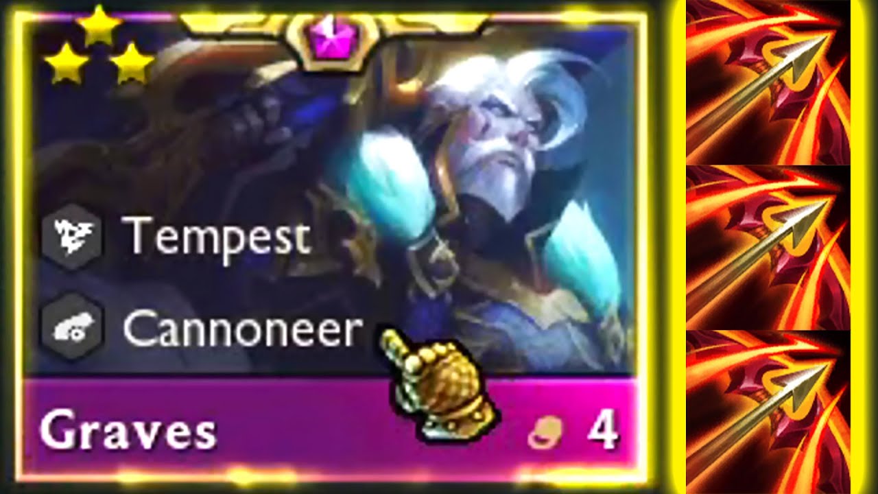 Graves needs MORE bullets! ⭐⭐⭐ ft. 3x Runnan's Hurricane | TFT Set 7.5