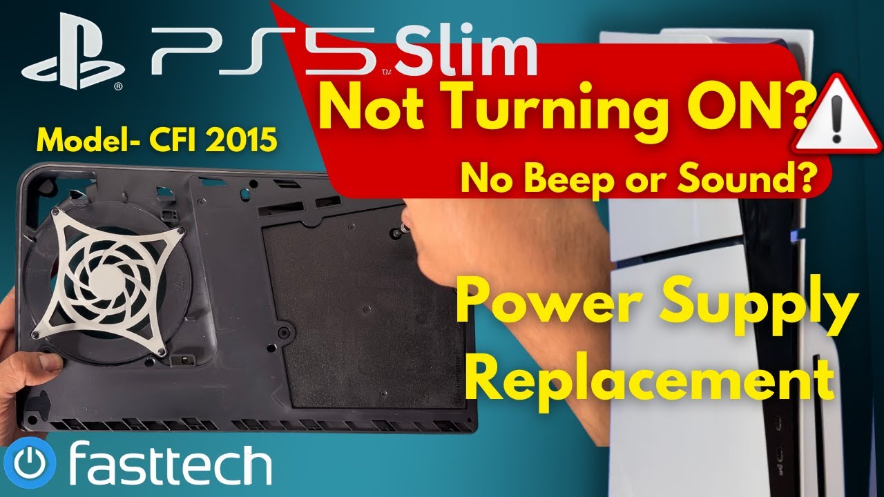 PS5 Slim Not Turning On - No Power, No Light, No Beep Repair Guide