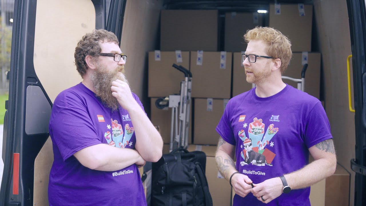 Epic Road Trip to Deliver LEGO Sets to Children&rsquo;s Hospitals | LEGO #BuildToGive